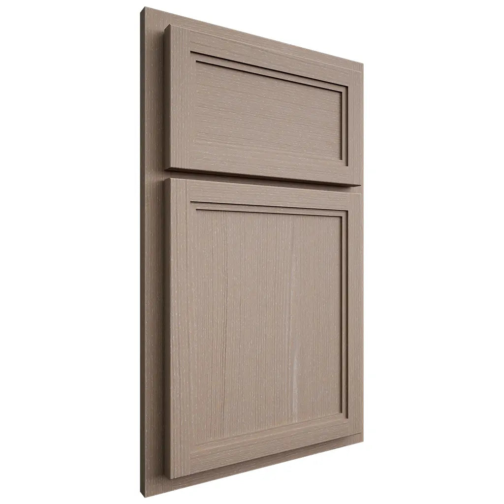 Shiloh Cabinetry Partial Overlay Concord White Oak Quarter Sawn Whitewash Door