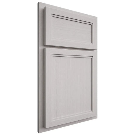 Shiloh Cabinetry Partial Overlay Concord White Oak Rift Cut Cotton Door