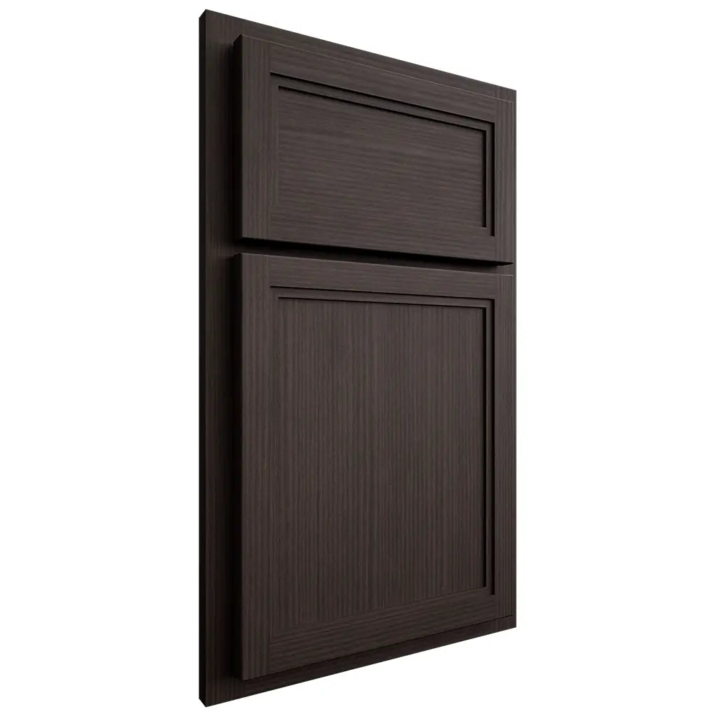 Shiloh Cabinetry Partial Overlay Concord White Oak Rift Cut Morel Door
