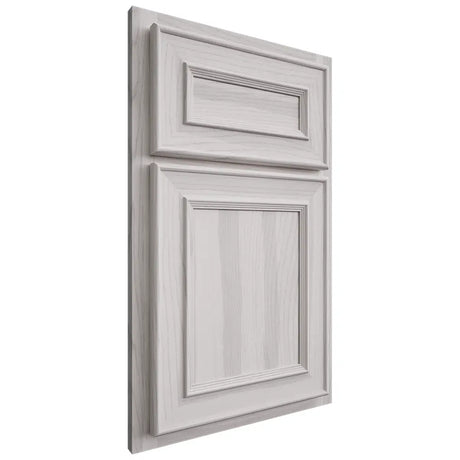 Shiloh Cabinetry Partial Overlay Dalton Hickory Plain Cut Cotton Door