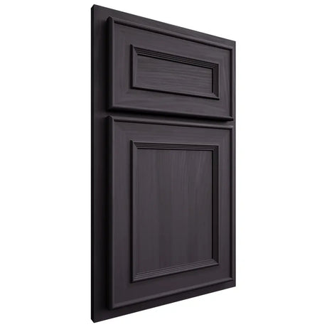 Shiloh Cabinetry Partial Overlay Dalton Hickory Plain Cut Harbor Door