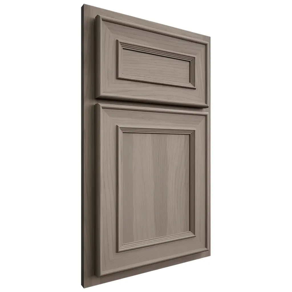 Shiloh Cabinetry Partial Overlay Dalton Hickory Plain Cut Sterling Door