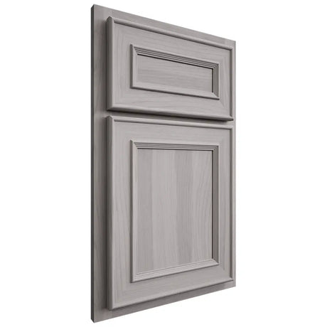 Shiloh Cabinetry Partial Overlay Dalton Hickory Plain Cut Stratus Door