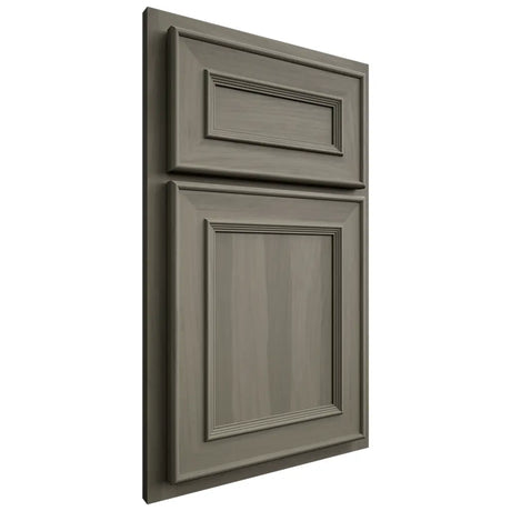 Shiloh Cabinetry Partial Overlay Dalton Hickory Plain Cut Thyme Door