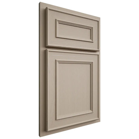 Shiloh Cabinetry Partial Overlay Dalton Maple Plain Cut Pebble Door