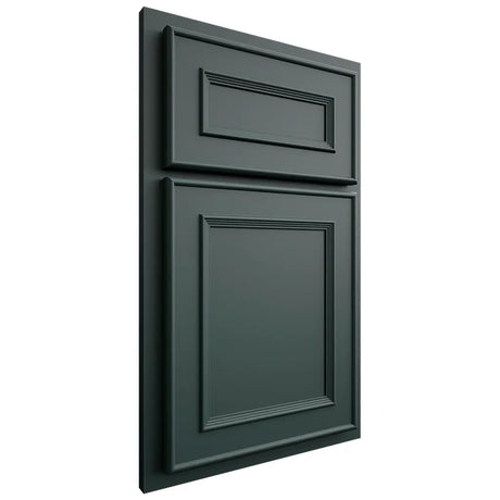 Shiloh Cabinetry Partial Overlay Dalton Paintable Billiard Green Door