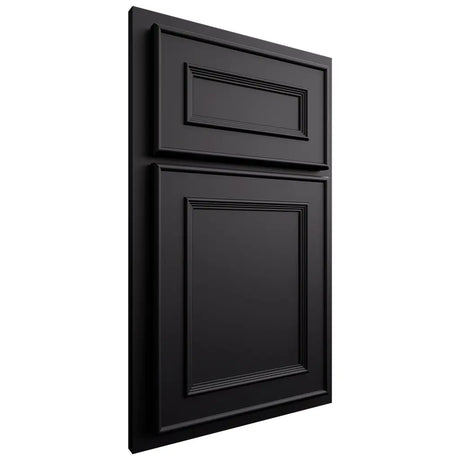 Shiloh Cabinetry Partial Overlay Dalton Paintable Black Door