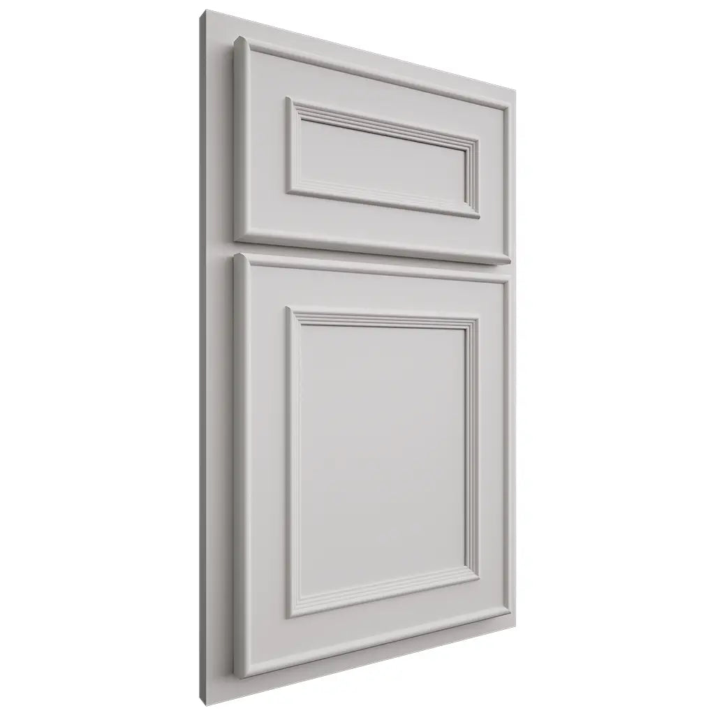 Shiloh Cabinetry Partial Overlay Dalton Paintable Repose Gray Door