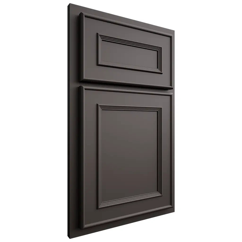 Shiloh Cabinetry Partial Overlay Dalton Paintable Urbane Bronze Door