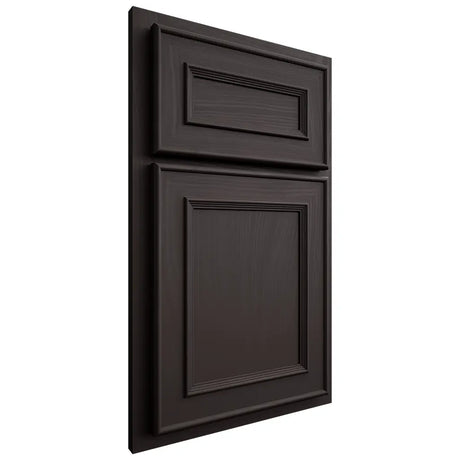 Shiloh Cabinetry Partial Overlay Dalton Poplar Plain Cut Carbon Door