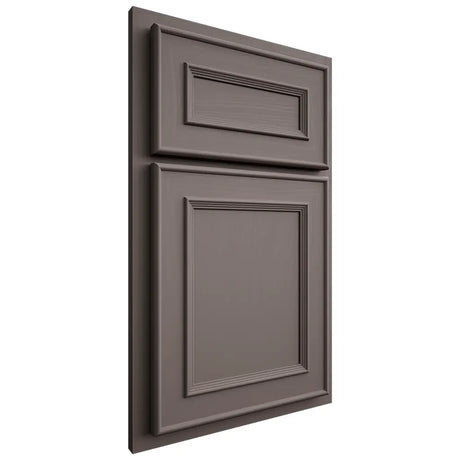 Shiloh Cabinetry Partial Overlay Dalton Poplar Plain Cut Heatherstone Door