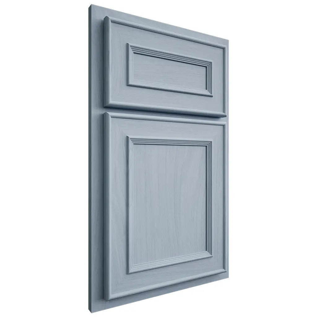 Shiloh Cabinetry Partial Overlay Dalton Poplar Plain Cut Sky Door