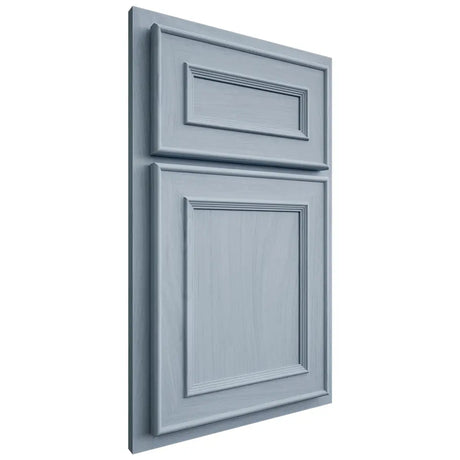 Shiloh Cabinetry Partial Overlay Dalton Poplar Plain Cut Sky Door