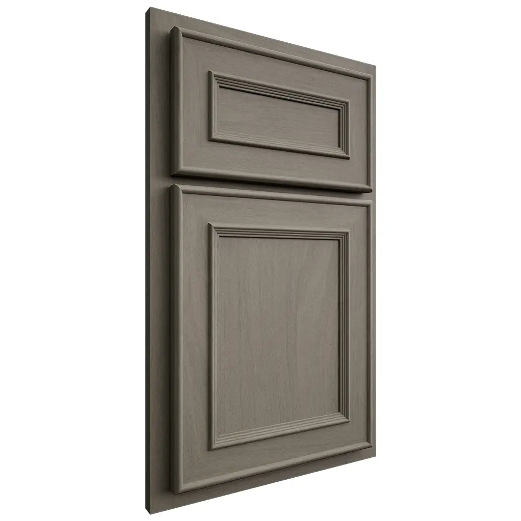 Shiloh Cabinetry Partial Overlay Dalton Poplar Plain Cut Thyme Door