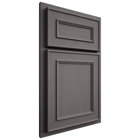Shiloh Cabinetry Partial Overlay Dalton Walnut Plain Cut Cadet Door