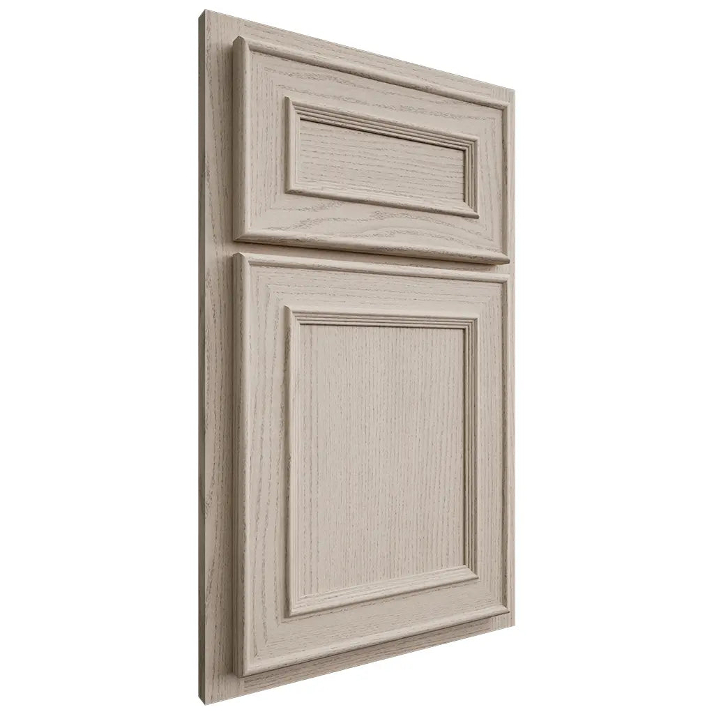 Shiloh Cabinetry Partial Overlay Dalton Walnut Plain Cut Seagull Door