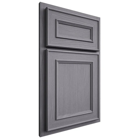 Shiloh Cabinetry Partial Overlay Dalton White Oak Plain Cut Cadet Door