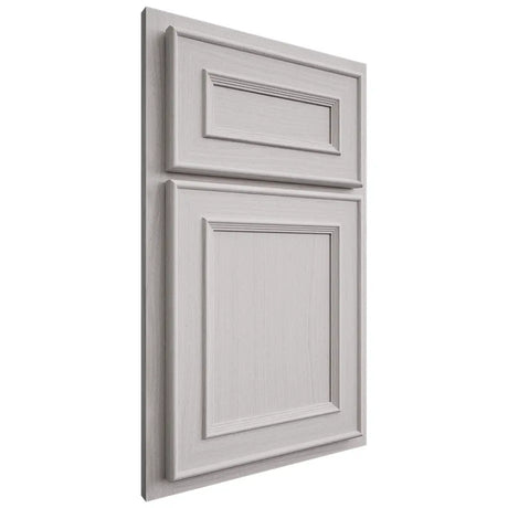 Shiloh Cabinetry Partial Overlay Dalton White Oak Plain Cut Cotton Door