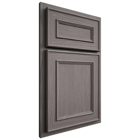 Shiloh Cabinetry Partial Overlay Dalton White Oak Plain Cut Flagstone Door