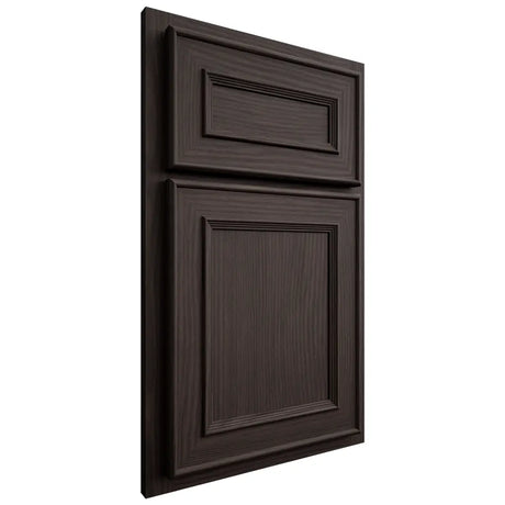 Shiloh Cabinetry Partial Overlay Dalton White Oak Plain Cut Morel Door