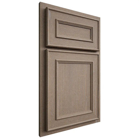 Shiloh Cabinetry Partial Overlay Dalton White Oak Quarter Sawn Almond Door