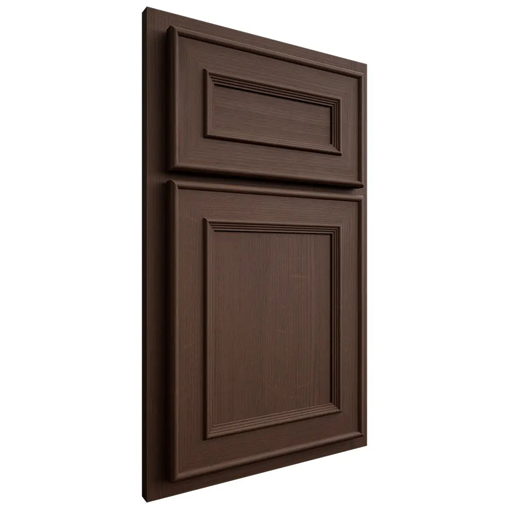 Shiloh Cabinetry Partial Overlay Dalton White Oak Quarter Sawn Braun Door