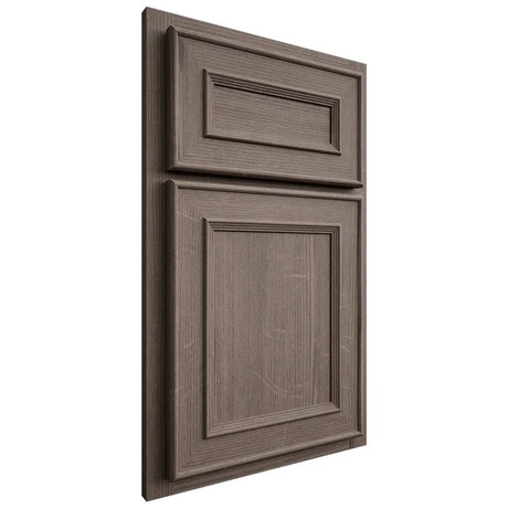 Shiloh Cabinetry Partial Overlay Dalton White Oak Quarter Sawn Clay Door