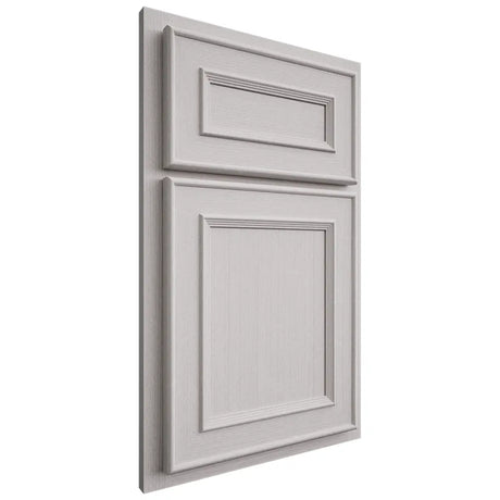 Shiloh Cabinetry Partial Overlay Dalton White Oak Quarter Sawn Cotton Door