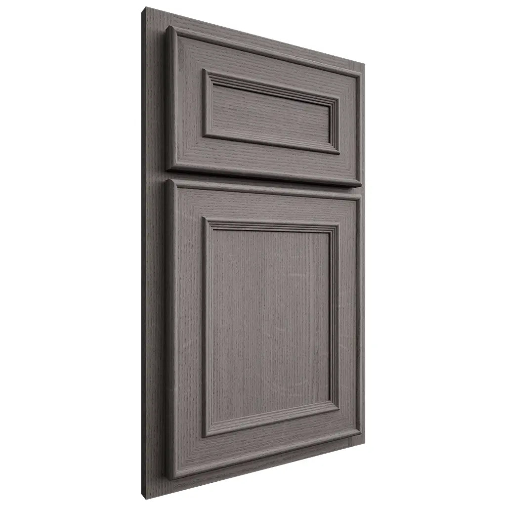 Shiloh Cabinetry Partial Overlay Dalton White Oak Quarter Sawn Flagstone Door
