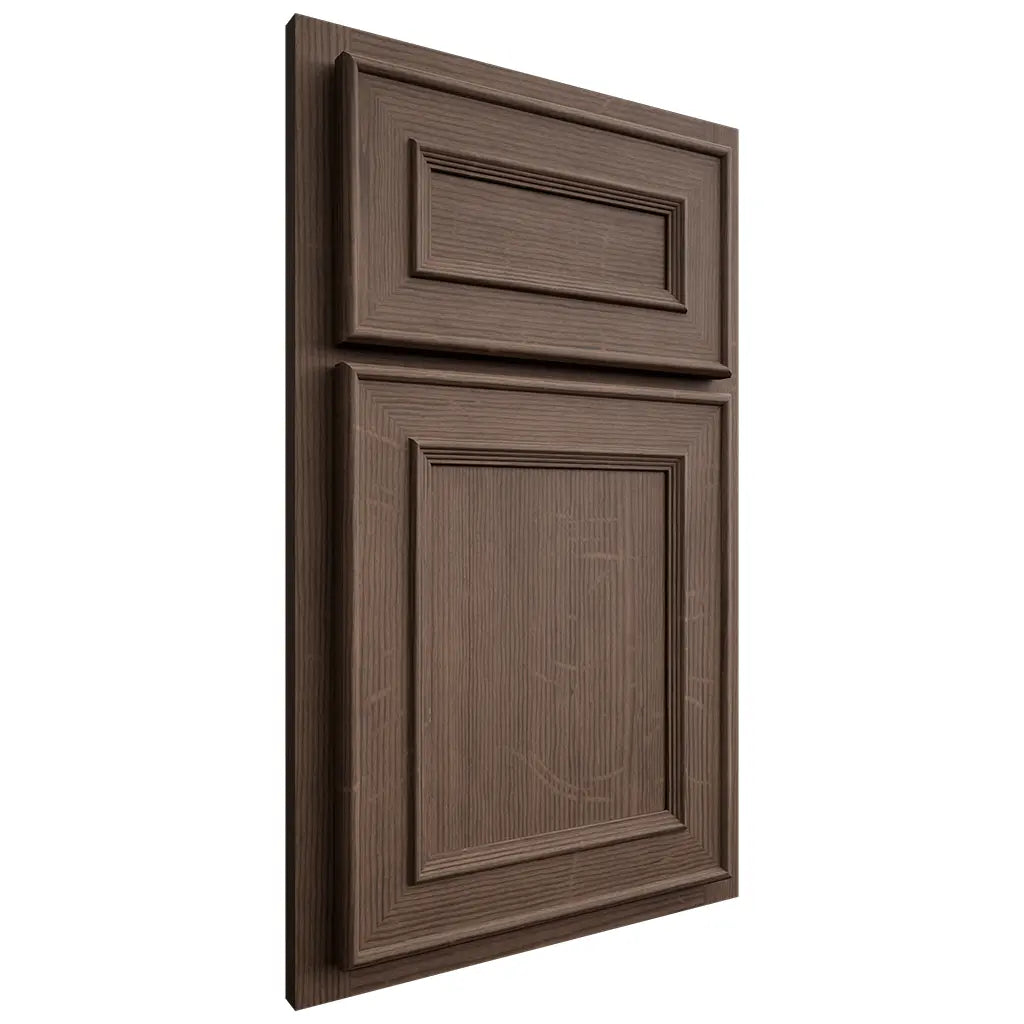 Shiloh Cabinetry Partial Overlay Dalton White Oak Quarter Sawn Mineral Door