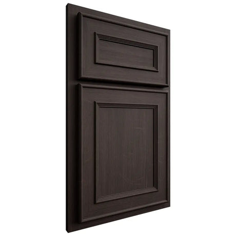 Shiloh Cabinetry Partial Overlay Dalton White Oak Quarter Sawn Morel Door