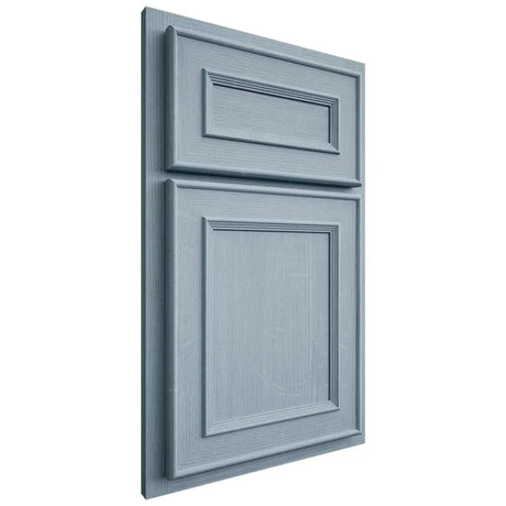 Shiloh Cabinetry Partial Overlay Dalton White Oak Quarter Sawn Sky Door