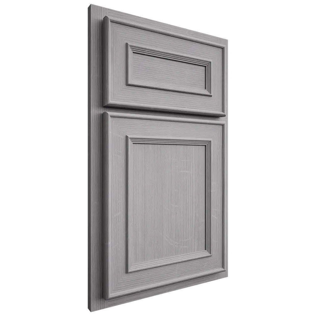Shiloh Cabinetry Partial Overlay Dalton White Oak Quarter Sawn Stratus Door