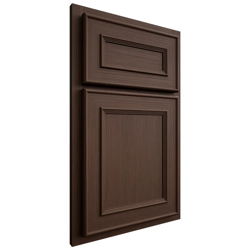 Shiloh Cabinetry Partial Overlay Dalton White Oak Rift Cut Braun Door