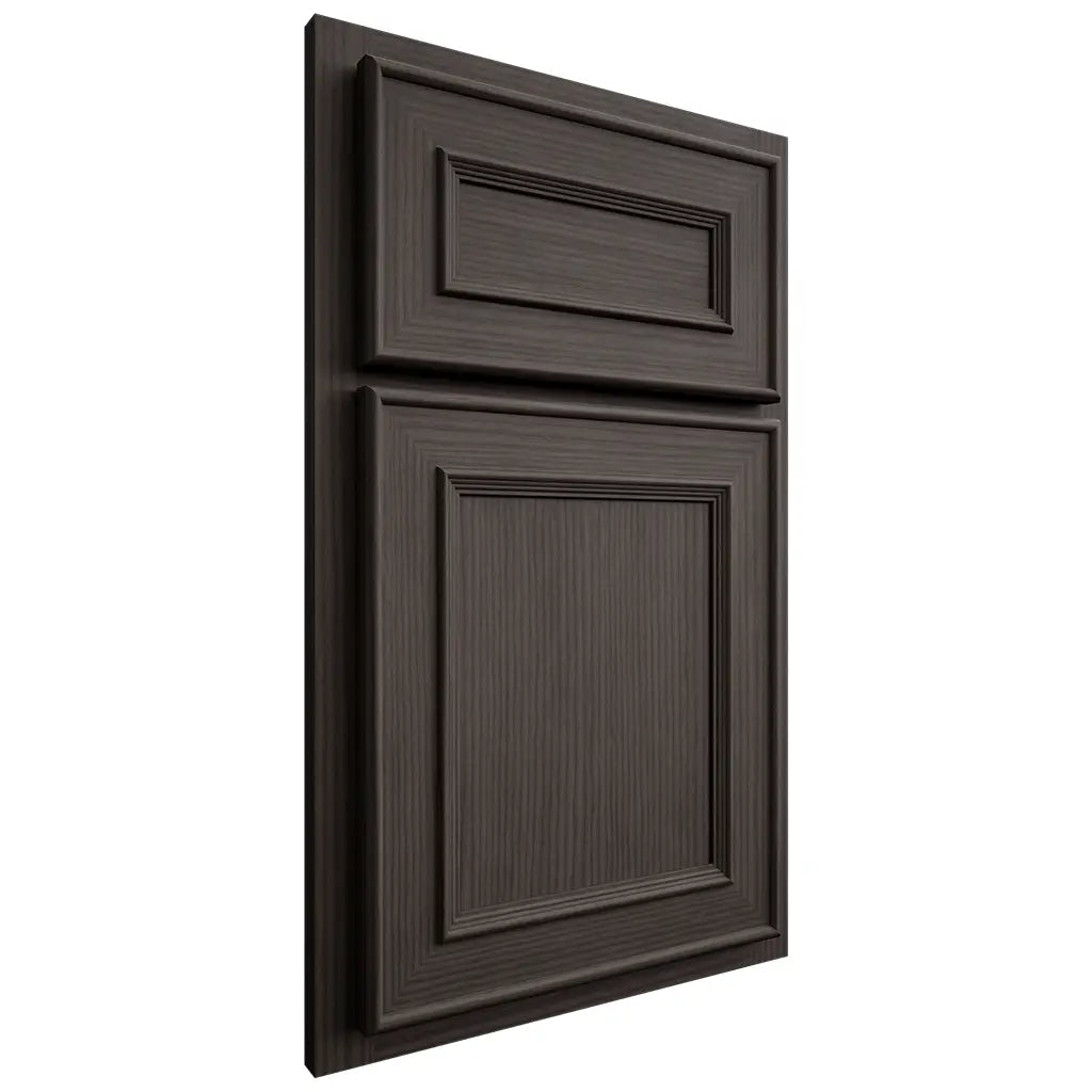 Shiloh Cabinetry Partial Overlay Dalton White Oak Rift Cut Creekside Door