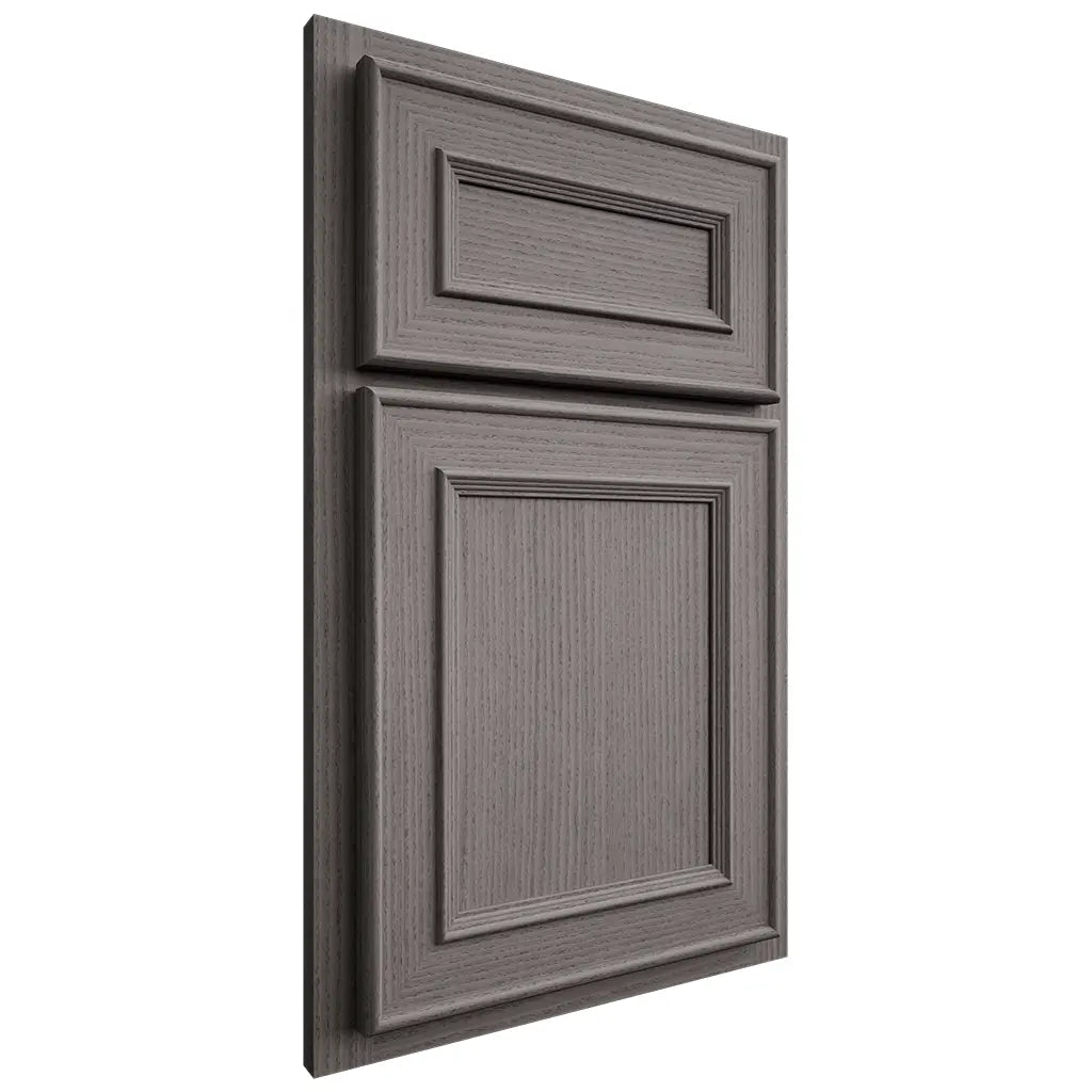 Shiloh Cabinetry Partial Overlay Dalton White Oak Rift Cut Flagstone Door