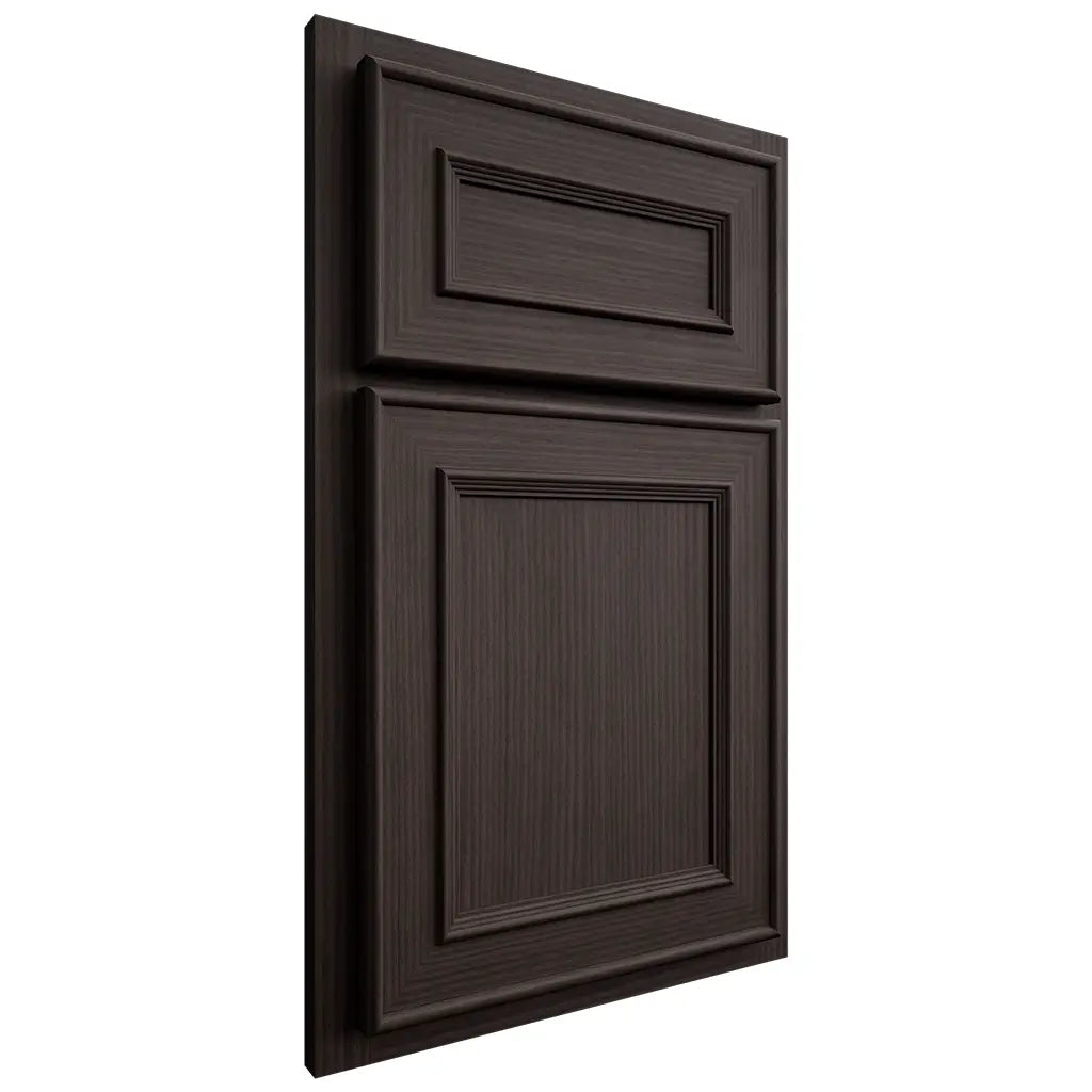 Shiloh Cabinetry Partial Overlay Dalton White Oak Rift Cut Morel Door