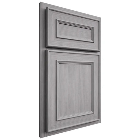 Shiloh Cabinetry Partial Overlay Dalton White Oak Rift Cut Stratus Door
