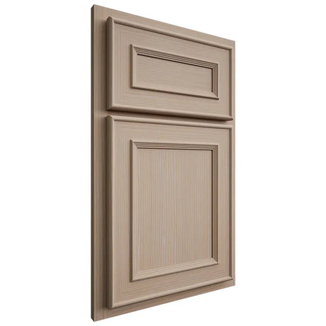 Shiloh Cabinetry Partial Overlay Dalton White Oak Rift Cut Straw Door