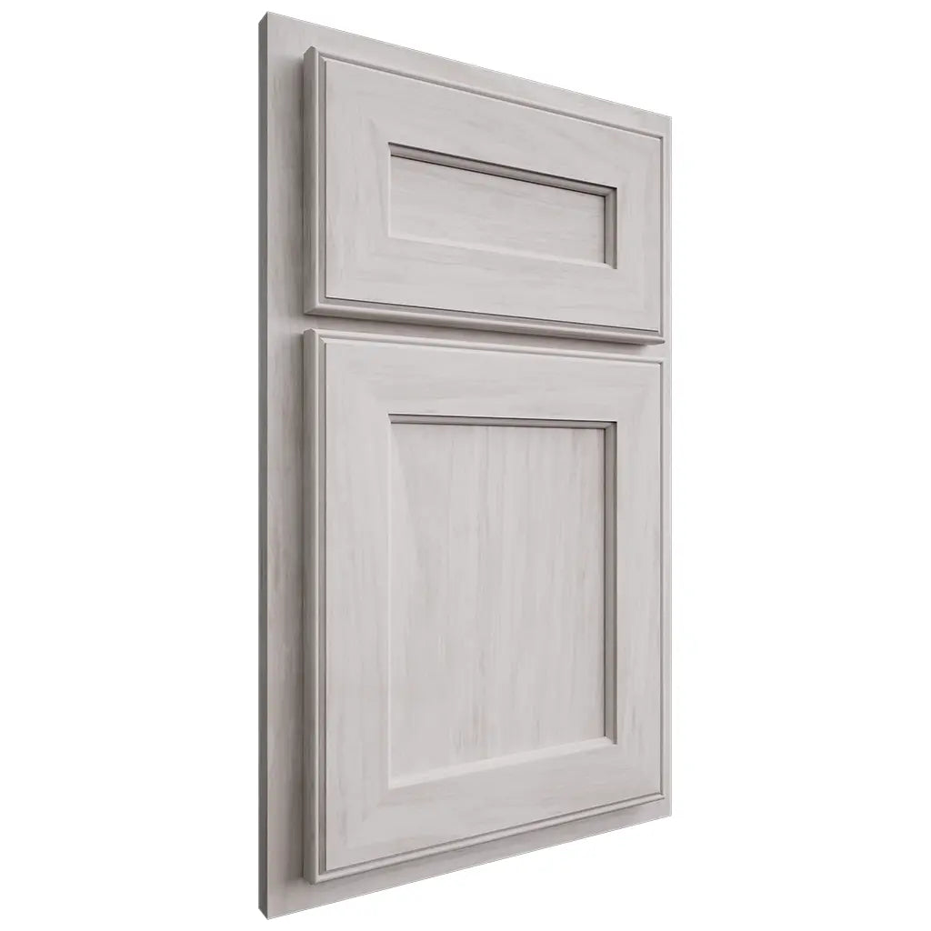 Shiloh Cabinetry Partial Overlay Essex Alder Plain Cut Cotton Door