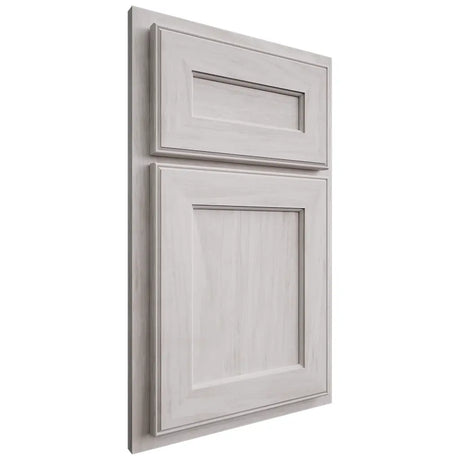 Shiloh Cabinetry Partial Overlay Essex Alder Plain Cut Cotton Door