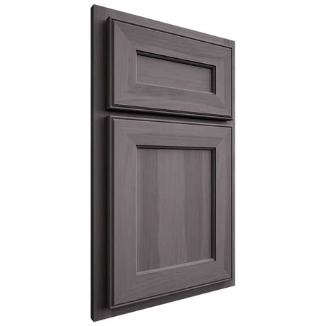 Shiloh Cabinetry Partial Overlay Essex Hickory Plain Cut Cadet Door
