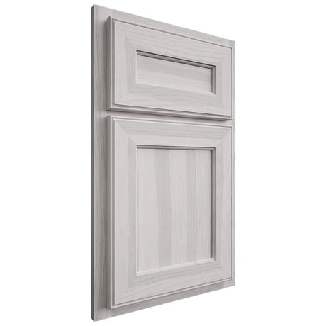 Shiloh Cabinetry Partial Overlay Essex Hickory Plain Cut Cotton Door