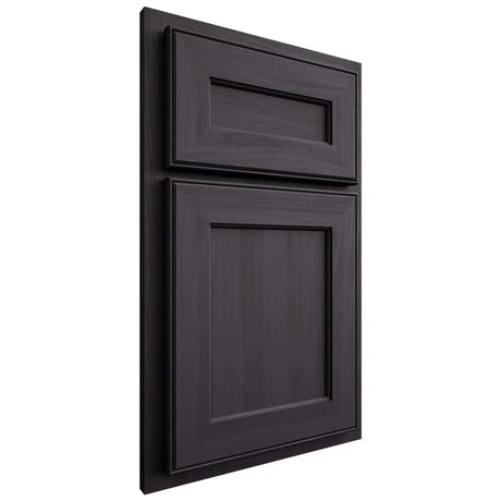 Shiloh Cabinetry Partial Overlay Essex Hickory Plain Cut Harbor Door