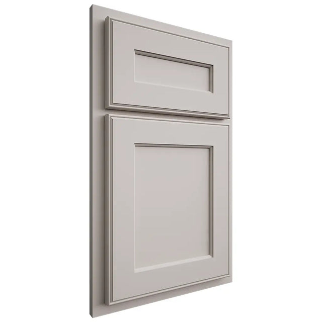 Shiloh Cabinetry Partial Overlay Essex Paintable Amazing Gray Door