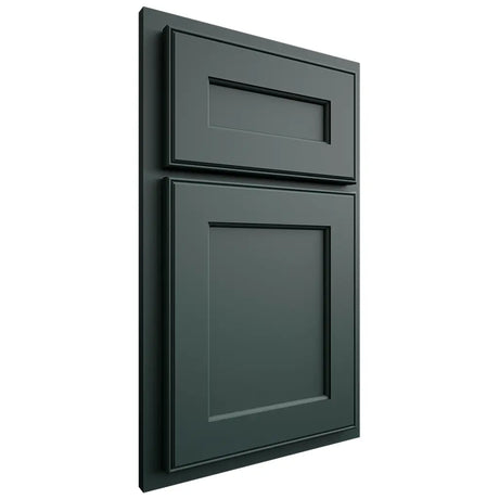 Shiloh Cabinetry Partial Overlay Essex Paintable Billiard Green Door