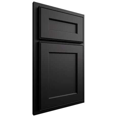 Shiloh Cabinetry Partial Overlay Essex Paintable Black Door