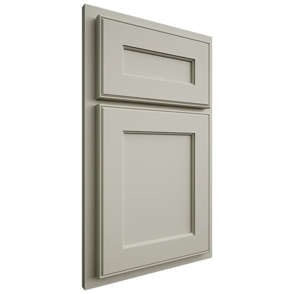 Shiloh Cabinetry Partial Overlay Essex Paintable Clary Sage Door