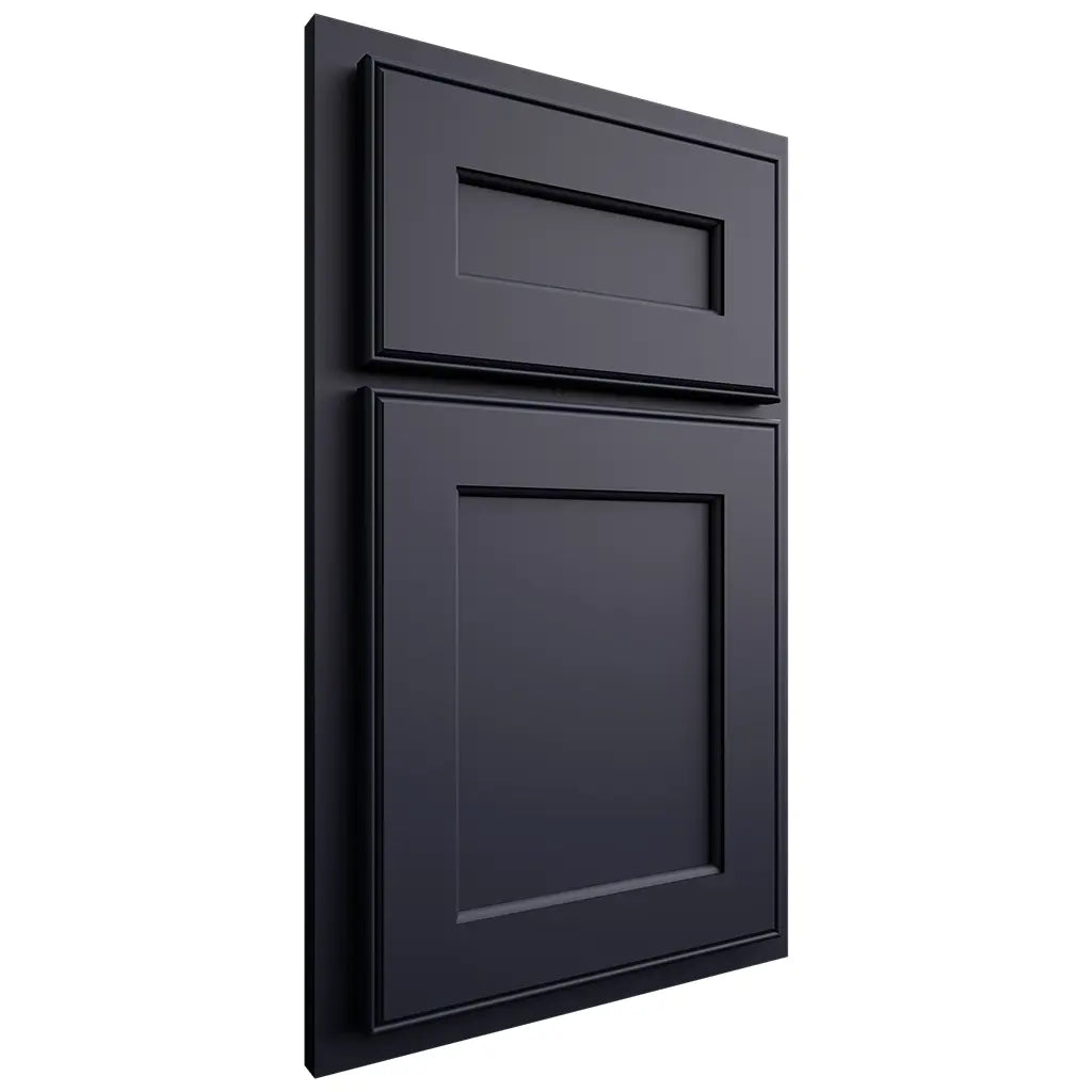 Shiloh Cabinetry Partial Overlay Essex Paintable Hale Navy Door