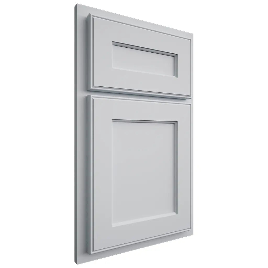 Shiloh Cabinetry Partial Overlay Essex Paintable Niebla Azul Door